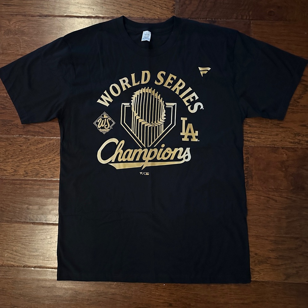 Fanatics Black and Gold World Series Champions Tee